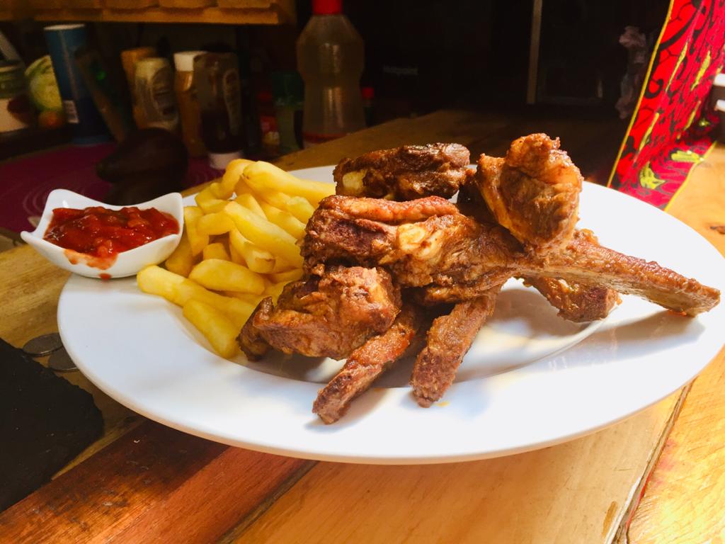 Assiette de Côtelettes Barbecue