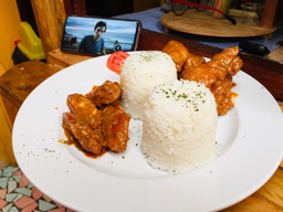[Menu BernadiE] Assiette Ailles de  Poulet au Curry