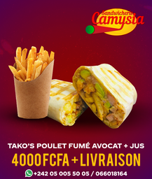 [Tako’s] Pain Tortilla Nature Poulet Fumé