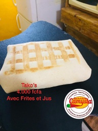 [Tako’s] Pain Tortilla Nature Poulet Curry